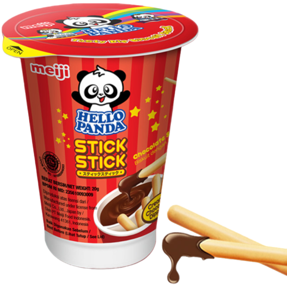 Meiji Hello Panda Stick Stick Chocolate - 0.7oz (20g)