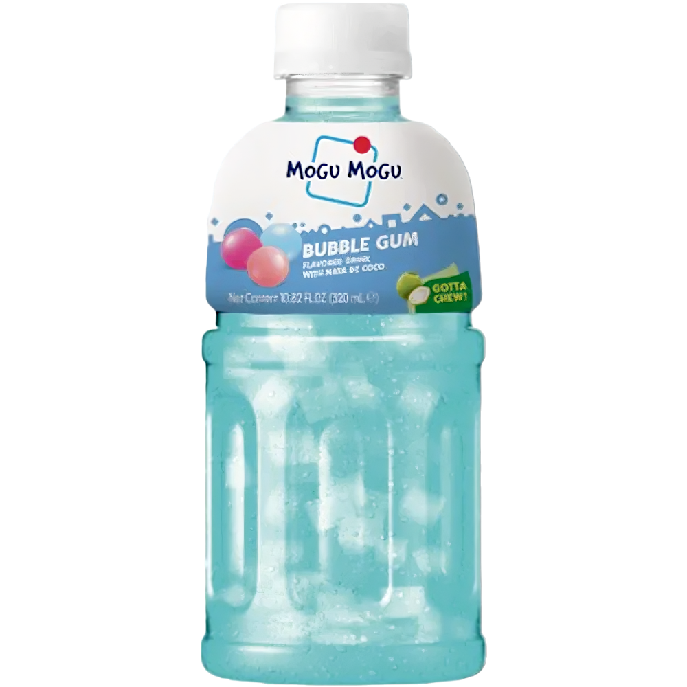 Mogu Mogu Bubblegum Flavoured Drink with Nata de Coco - 10.8fl.oz (320ml)