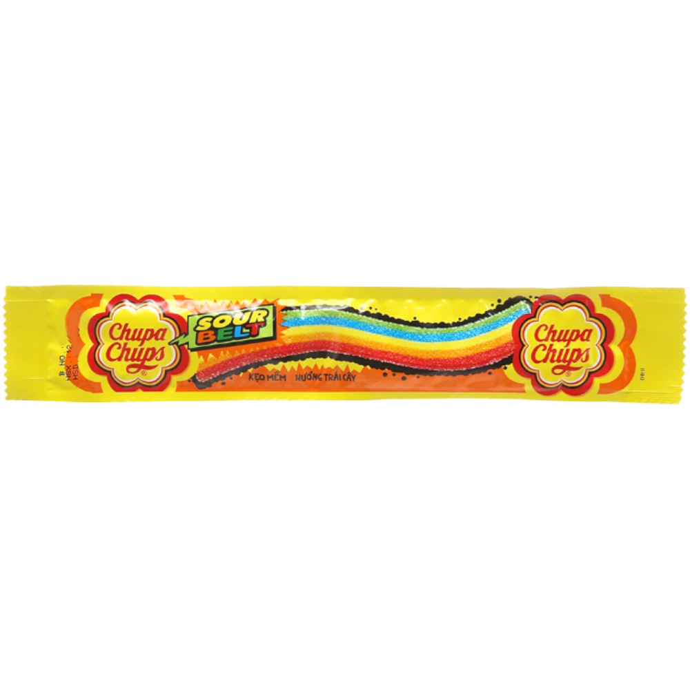 Chupa Chups Sour Belt Tamarind & Guava Flavour (Vietnam) - 0.28oz (8g)