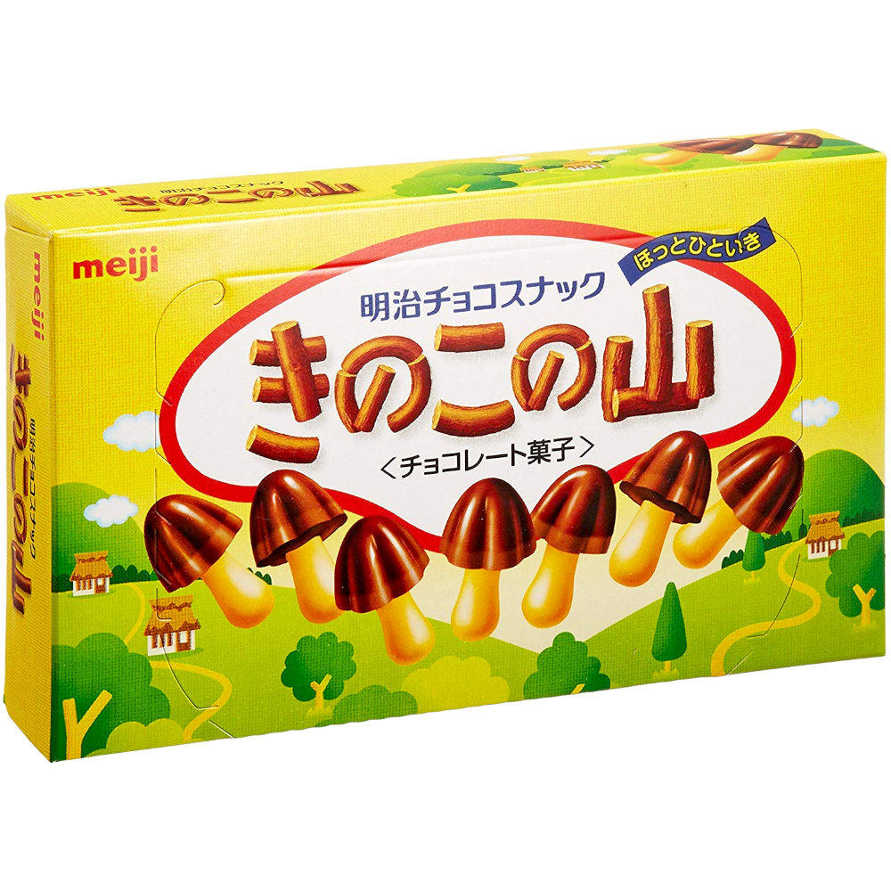 Meiji Kinoko No Yama Chocolate Mushroom Biscuits (Japan) - 2.61oz (74g)