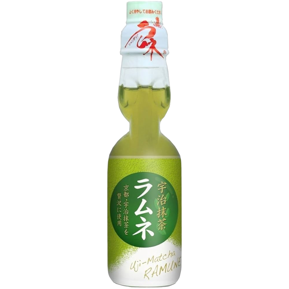 Hatakosen Matcha Ramune Soda (Japan) - 6.8fl.oz (200ml)