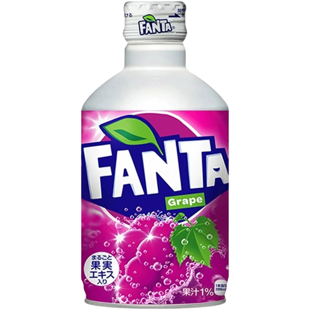 Fanta Grape Aluminium Bottle Can (Japan) - 10.1fl.oz (300ml)