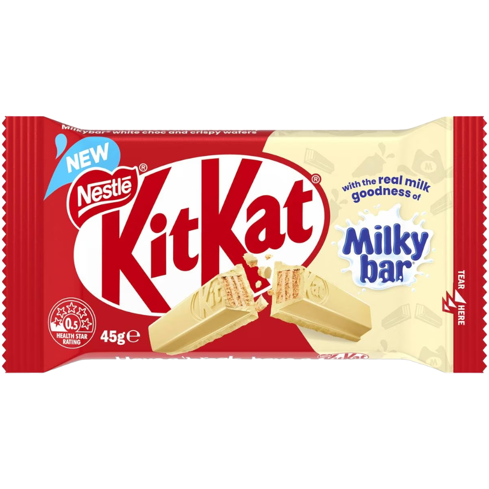 Kit Kat Milkybar Bar (Australia) - 1.58oz (45g)