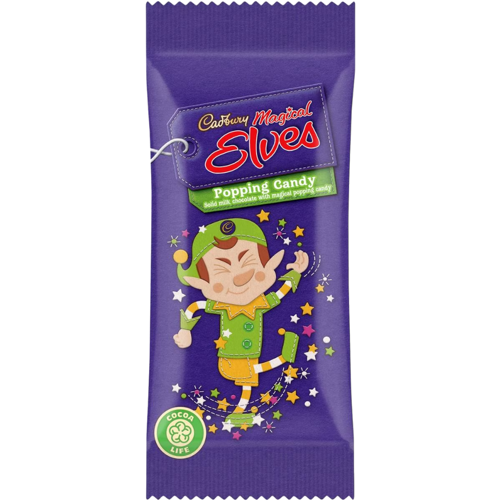 Cadbury Popping Candy Magical Elves Christmas Limited Edition (Australia) - 0.42oz (12g)