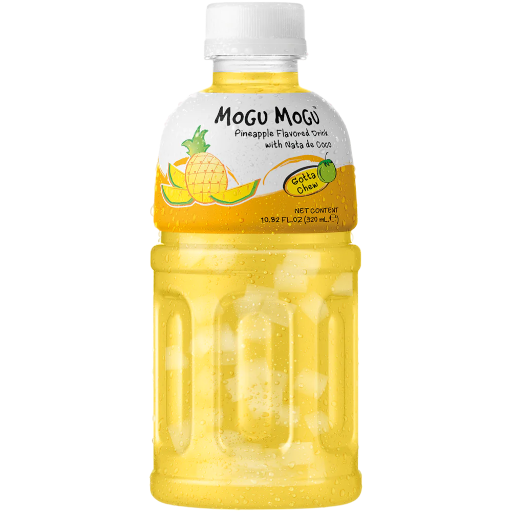 Mogu Mogu Pineapple Flavoured Drink with Nata de Coco - 10.8fl.oz (320ml)