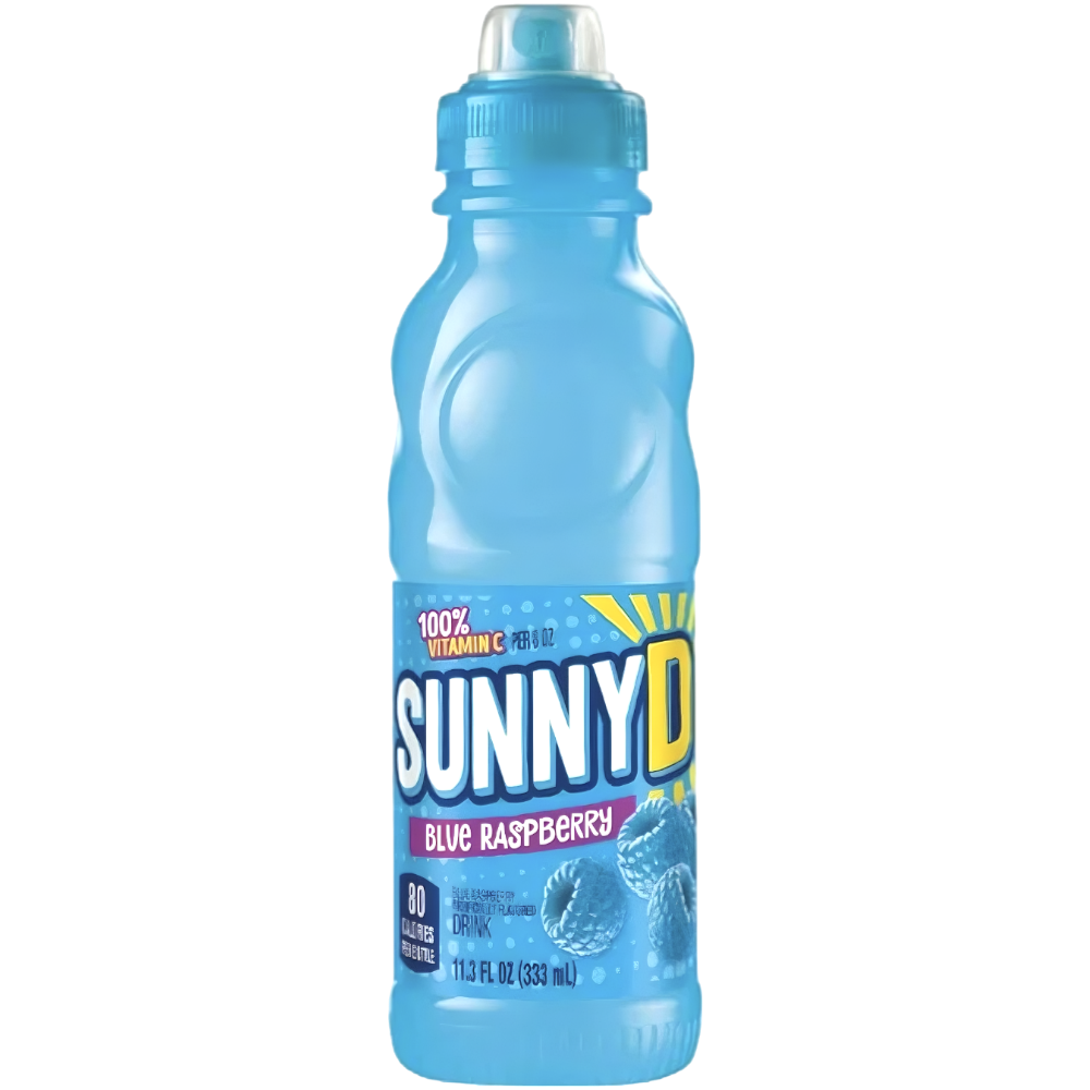 Sunny D Blue Raspberry Sports Cap Bottle - 11.3fl.oz (333ml)