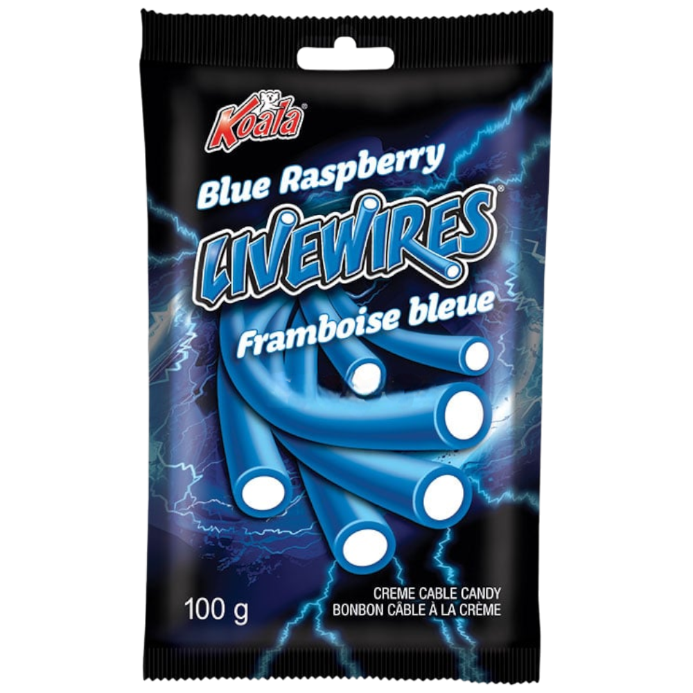 Koala Raspberry Koala Livewires Cream Cables Blue Raspberry (Canada) - 3.5oz (100g ...