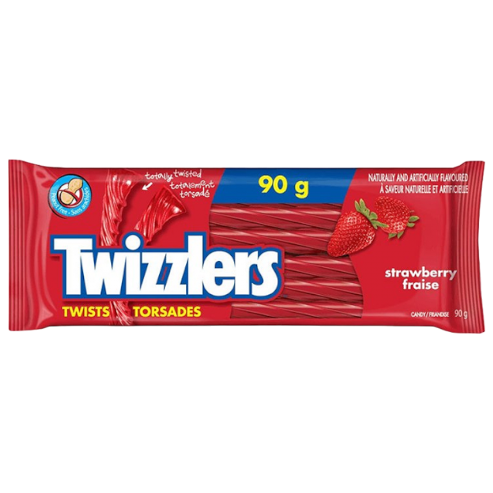 Twizzlers Strawberry (Canada) - 3.1oz (90g)