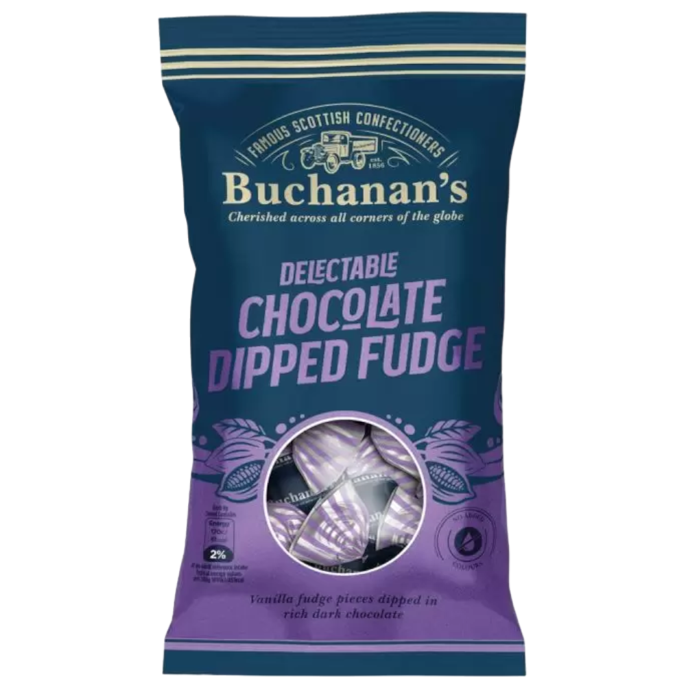 Buchanan's Chocolate Dipped Fudge - 4.2oz (120g)