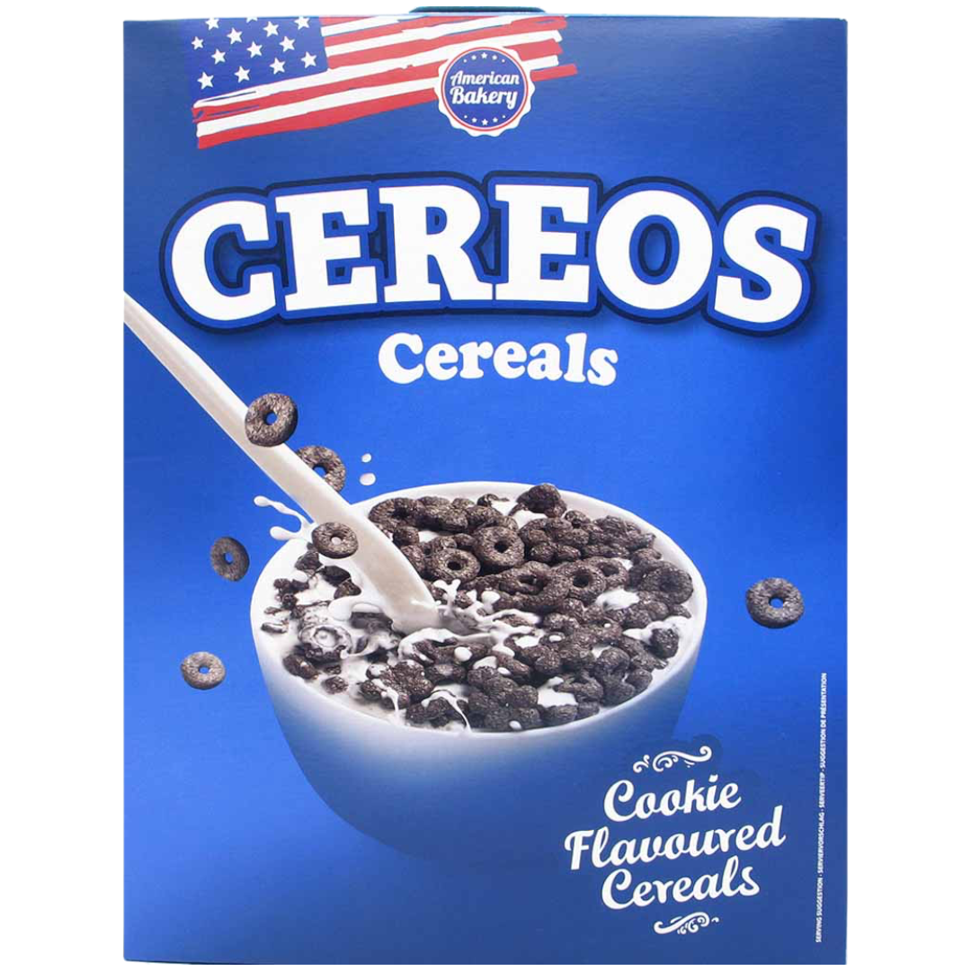 American Bakery Cereos Cookies & Cream Flavour Cereal - 6.34oz (180g)