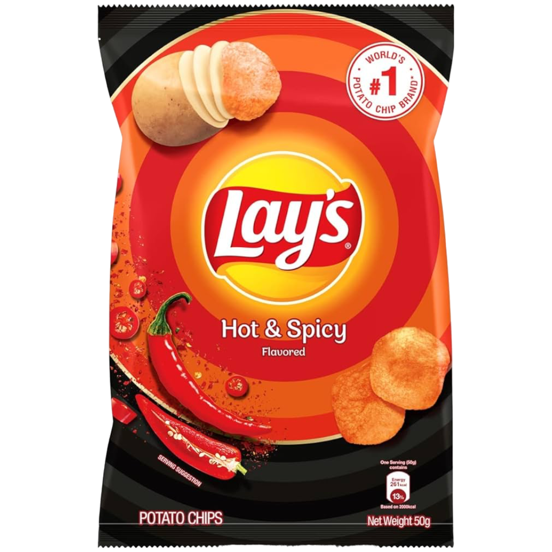 Lay's Hot & Spicy (Malaysia) - 1.76oz (50g)