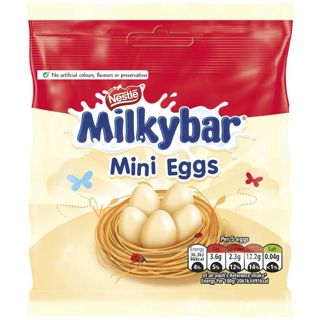 Milkybar Mini Eggs Peg Bag - 2.82oz (80g)