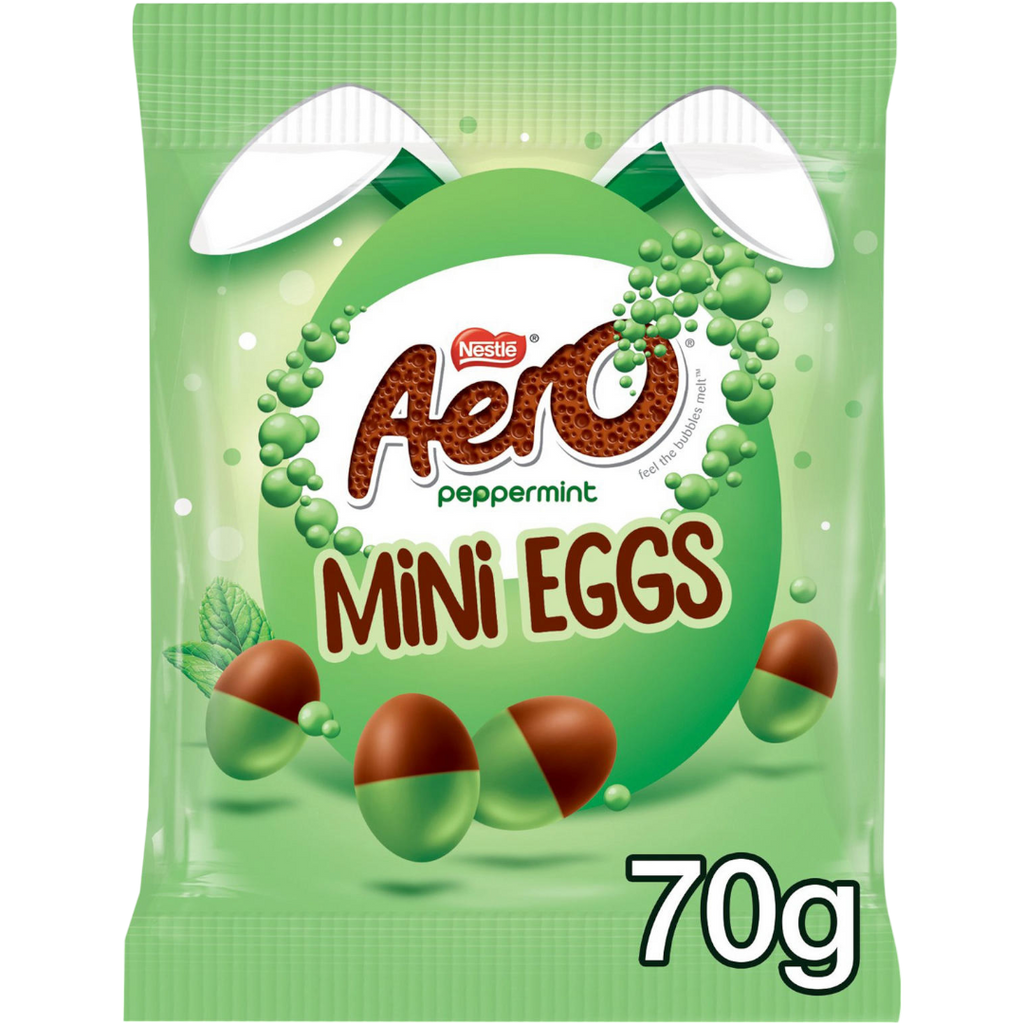 Aero Peppermint Mini Eggs Peg Bag - 2.46oz (70g)