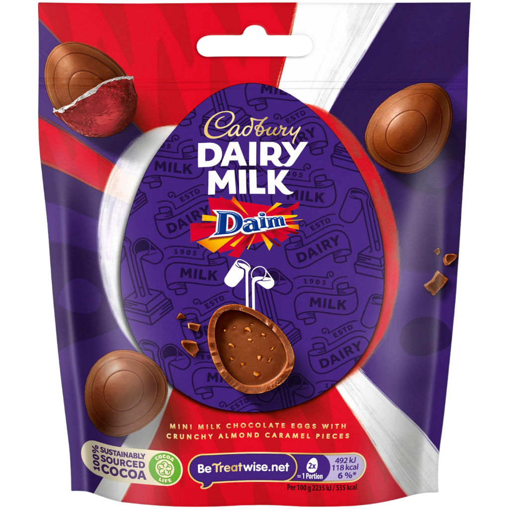 Daim Mini Eggs Peg Bag - 2.71oz (77g)