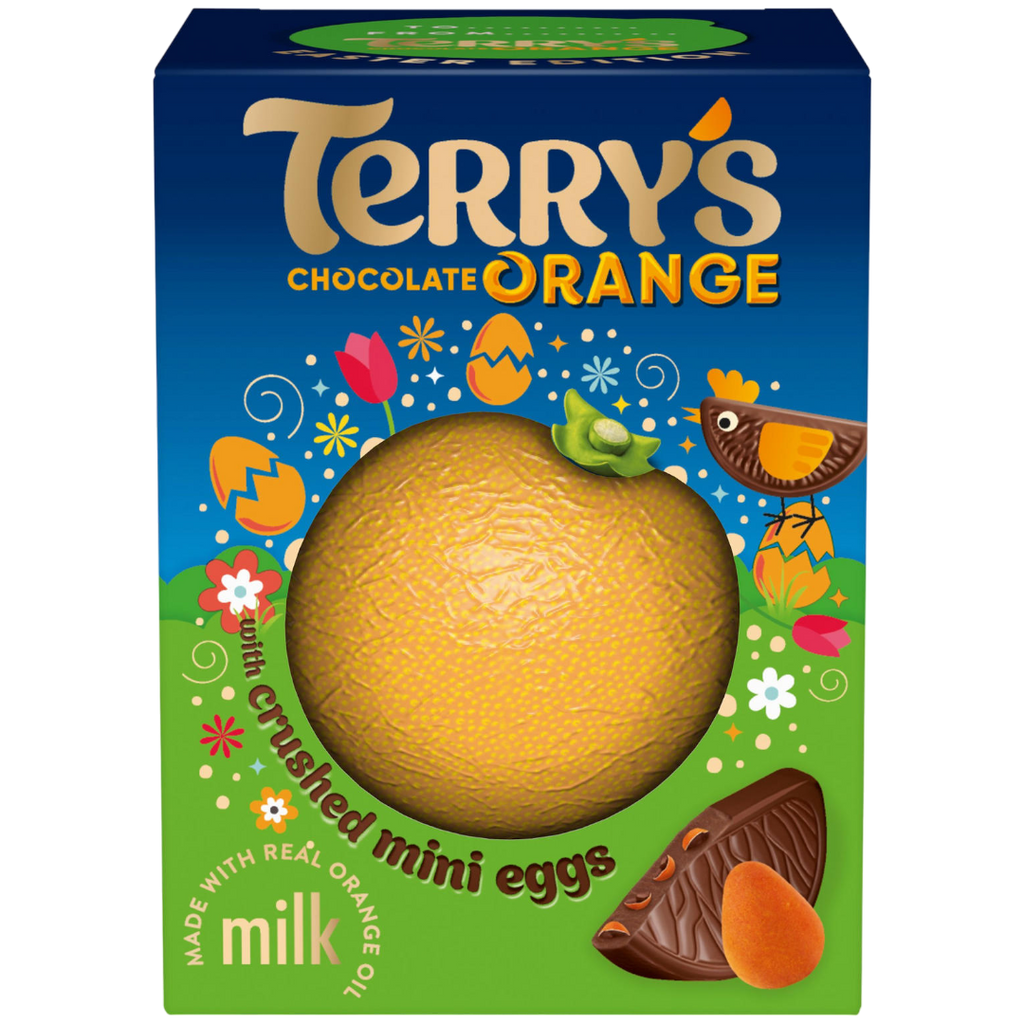 Terry's Easter Edition Chocolate Orange with Crushed Mini Eggs - 5.36oz (152g)
