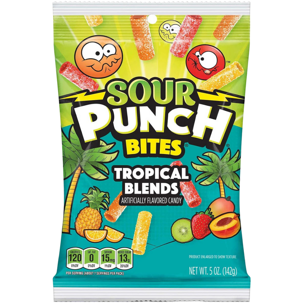 Sour Punch Bites Tropical Blends - 5oz (142g)