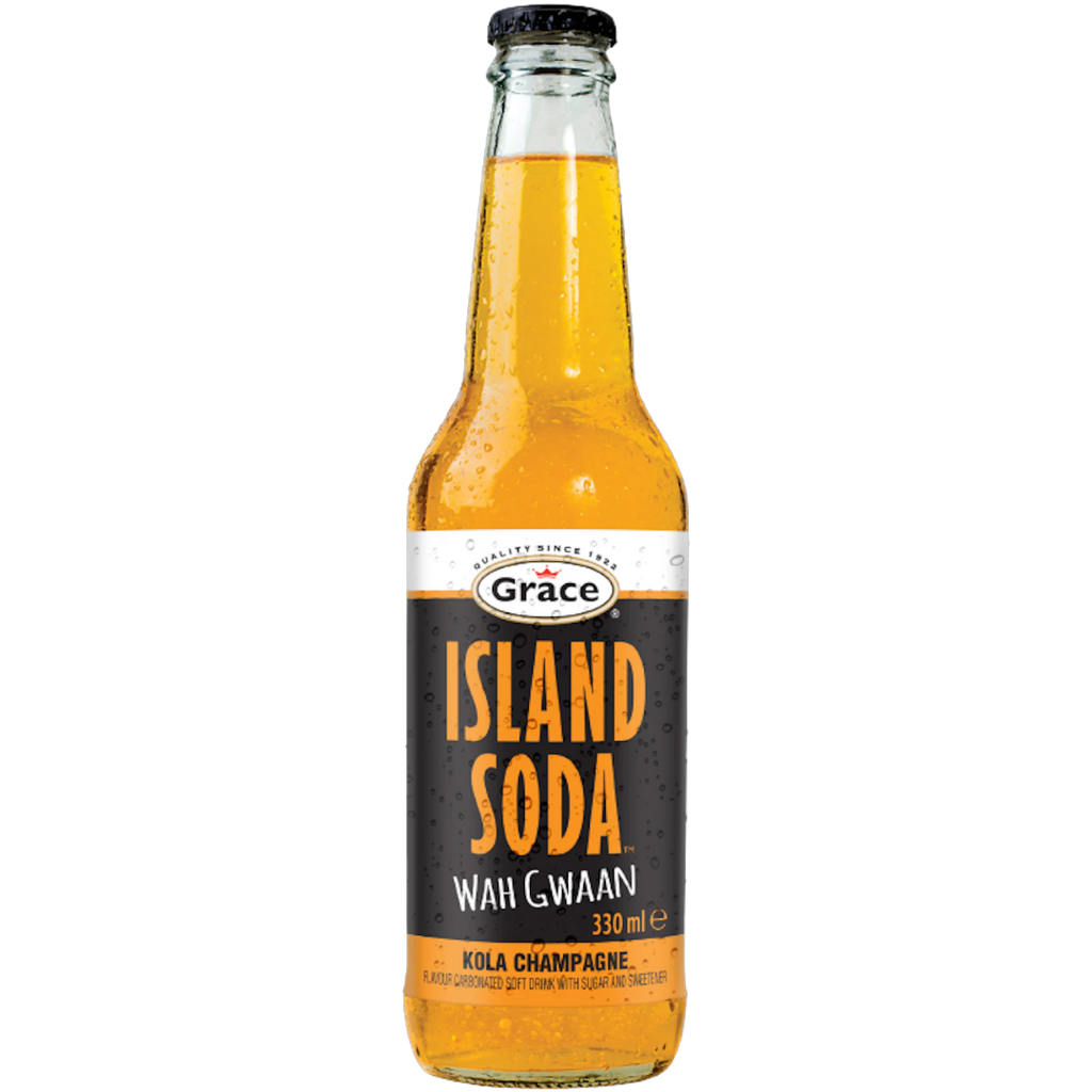 Grace Island Soda Kola Champagne Non-Alcoholic (Caribbean) - 11.15fl.oz (330ml)