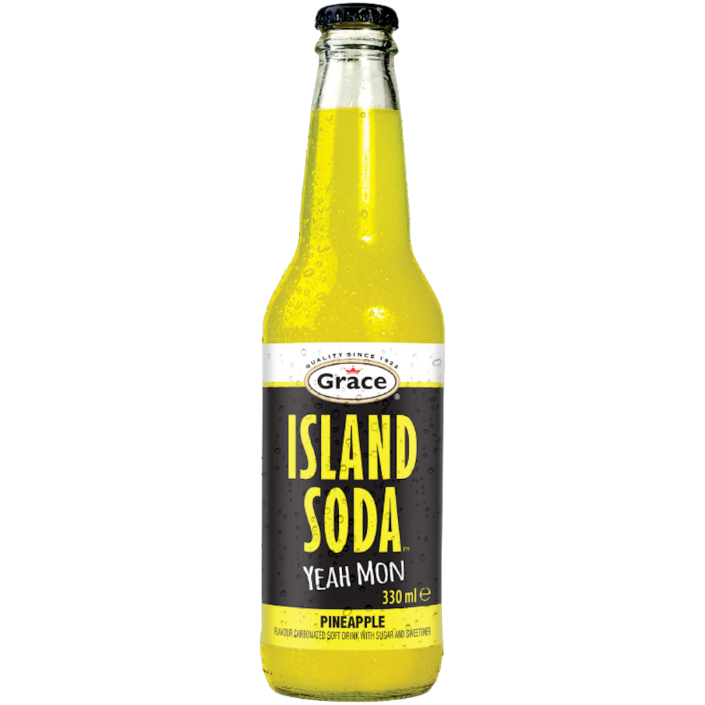 Grace Island Soda Pineapple (Caribbean) - 11.15fl.oz (330ml)