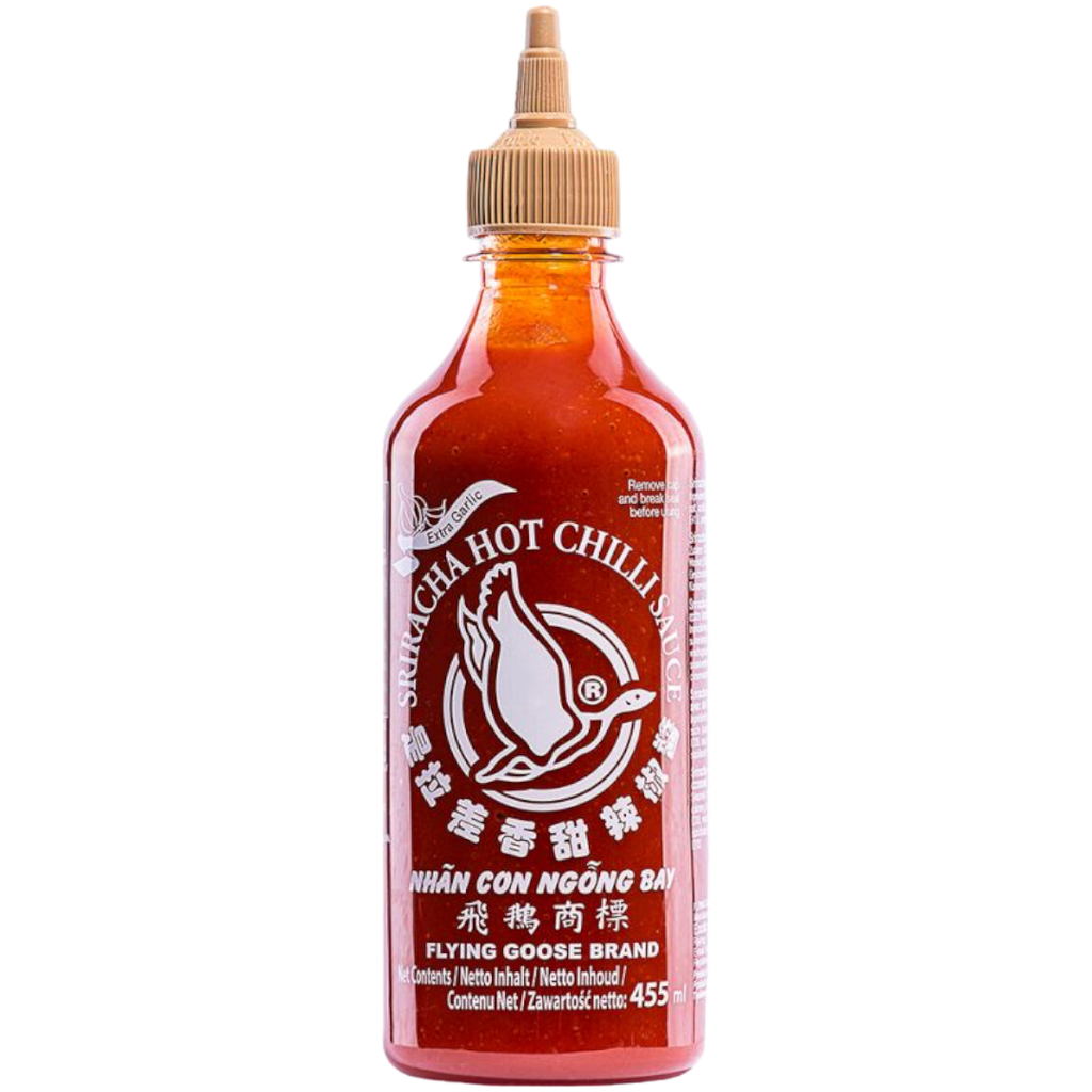 Flying Goose Sriracha Hot Chilli Sauce Extra Garlic - 15.38fl.oz (455ml)