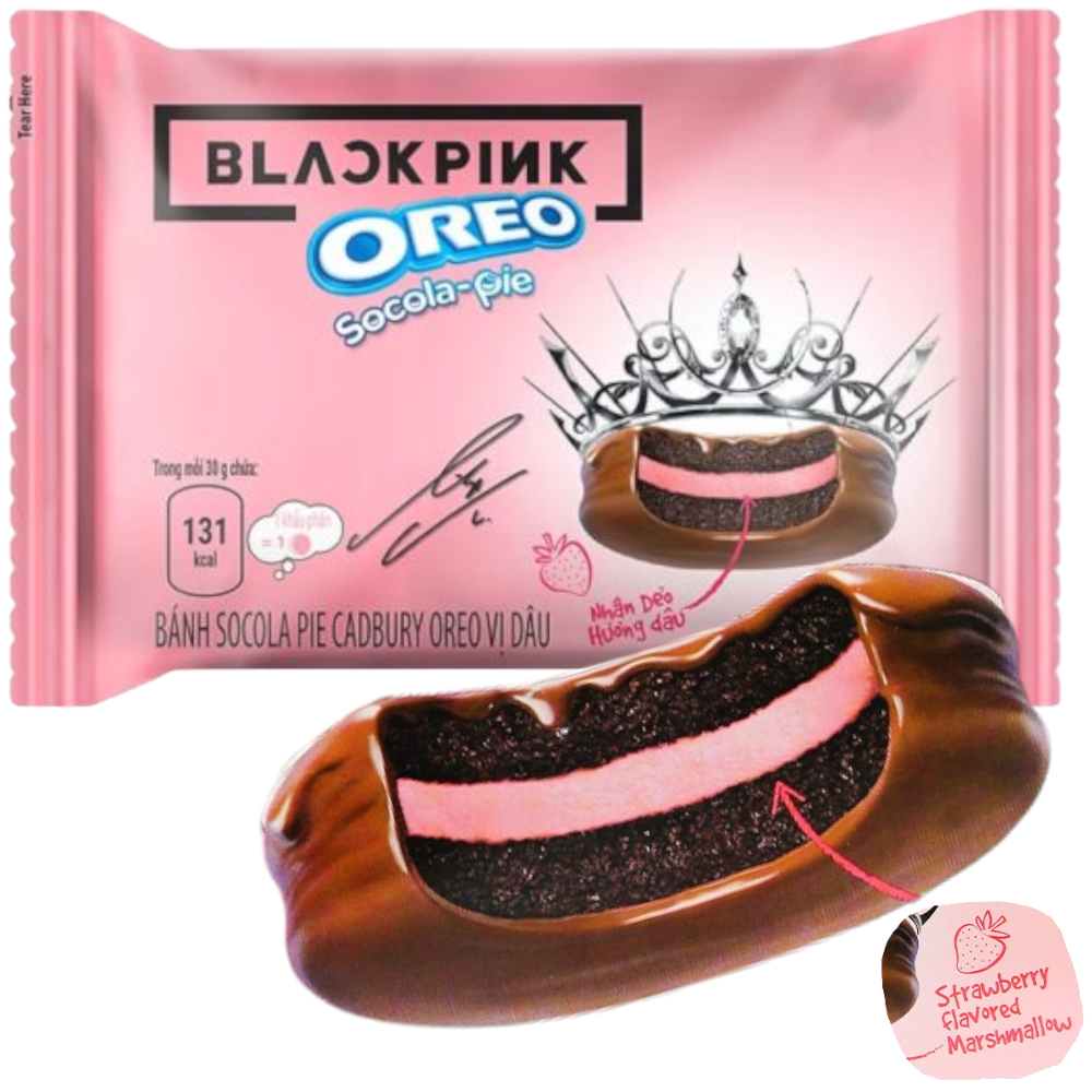 Oreo Socola Pie Strawberry Cakester (Vietnam) - 1.1oz (30g)