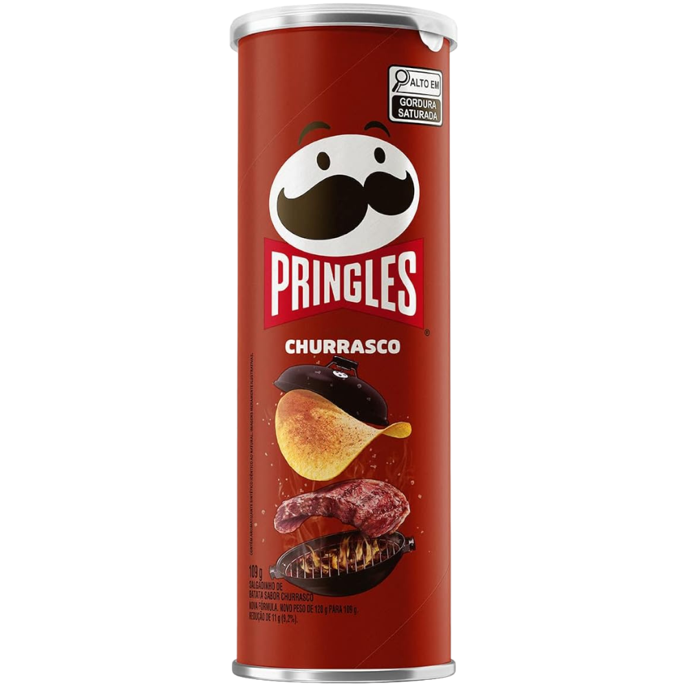 Pringles Churrasco Beef (Brazil) - 3.84oz (109g)
