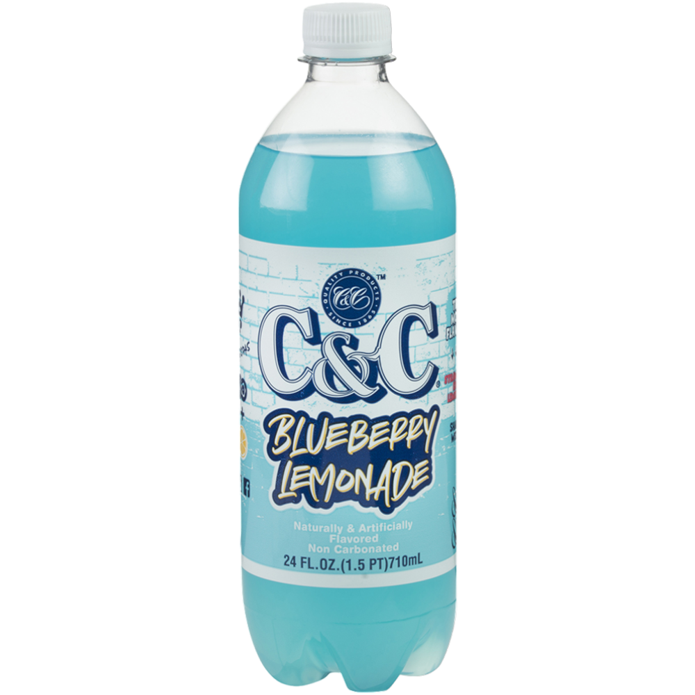 C&C Blueberry Lemonade Bottle - 24fl.oz (710ml)