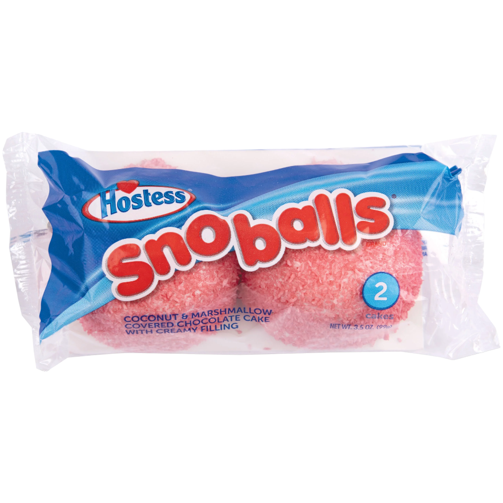 Hostess Sno Balls - Twin Pack 3.5oz (99g)