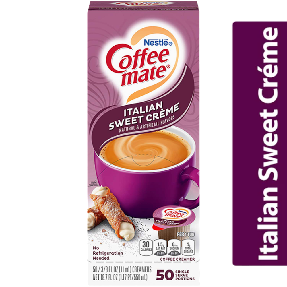Coffee-Mate Italian Sweet Cream Liquid Creamer Single - 0.375fl.oz (11ml)