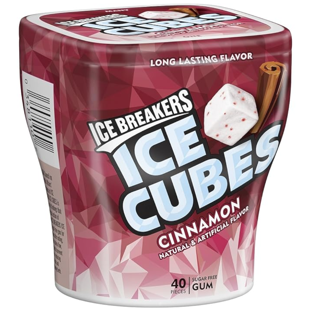 Ice Breakers Ice Cubes Cinnamon sugar Free Gum - 3.24oz (92g)