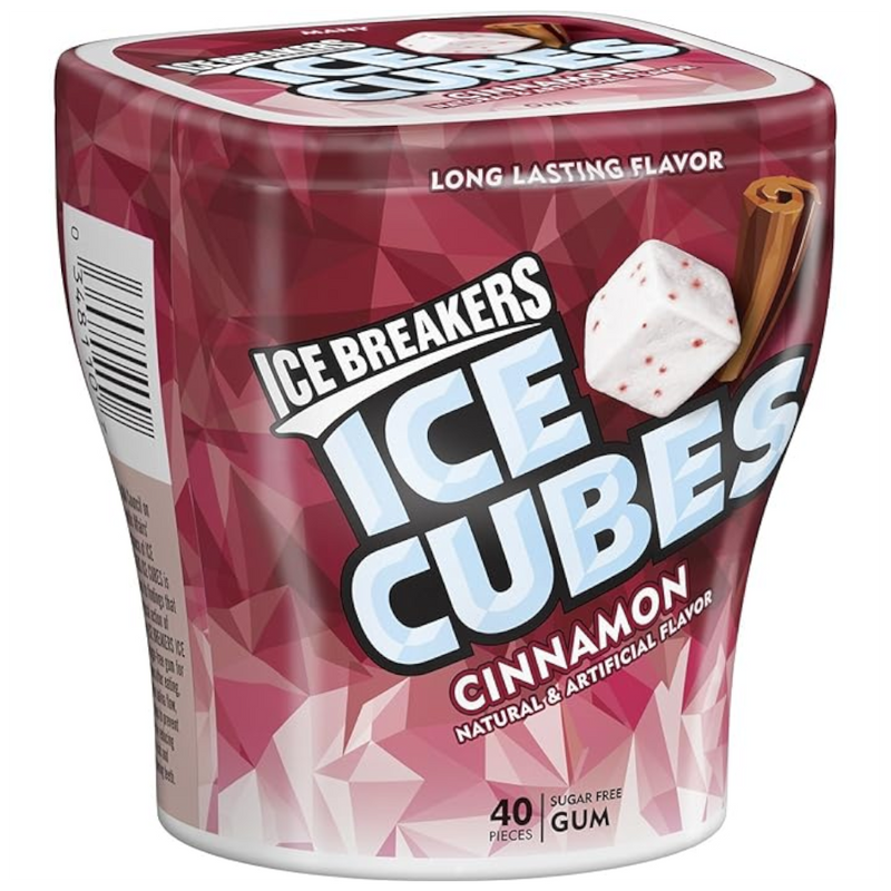 Ice Breakers Ice Cubes Cinnamon sugar Free Gum - 3.24oz (92g)