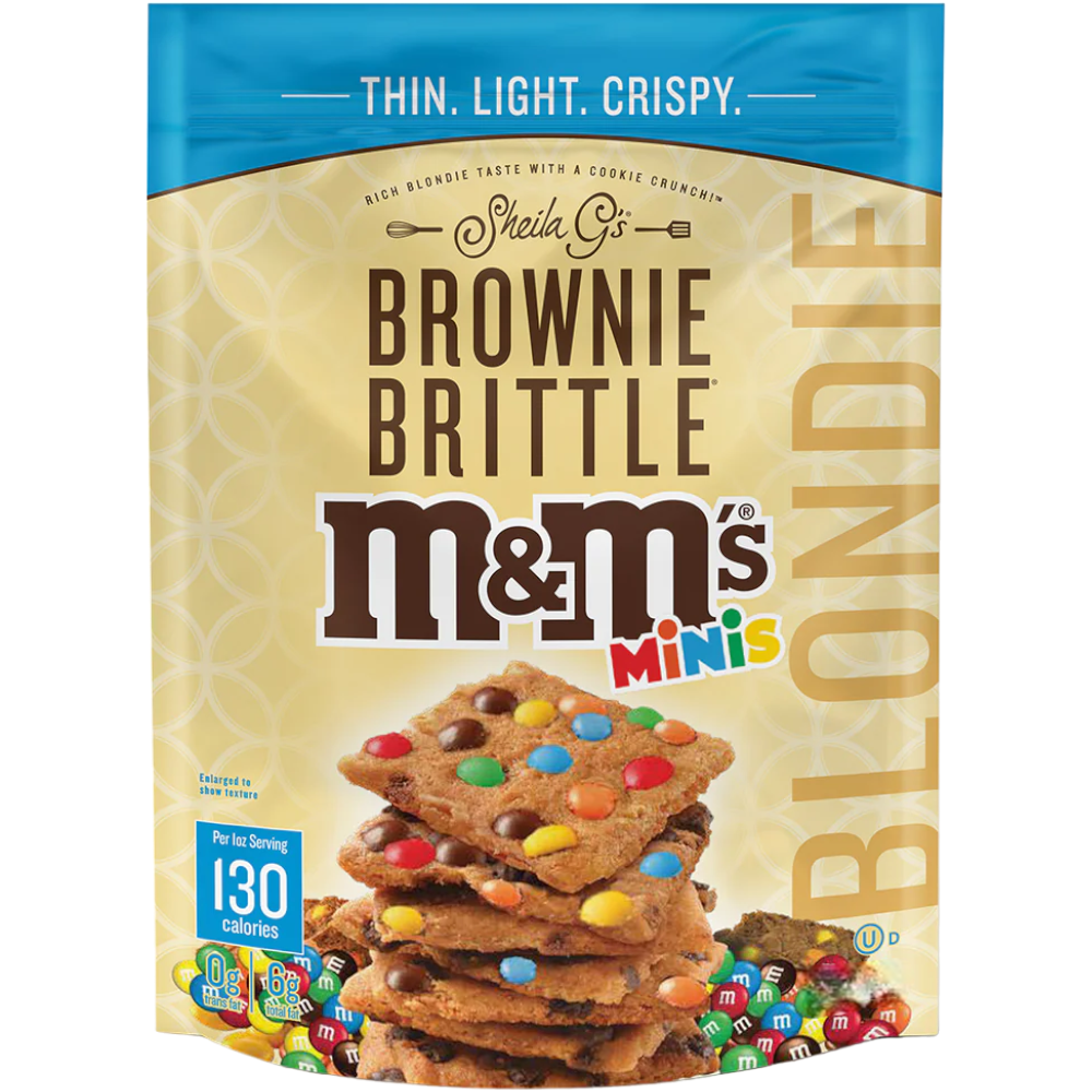 Sheila G's M&M's Minis Blondie Brownie Brittle - 4oz (113g)