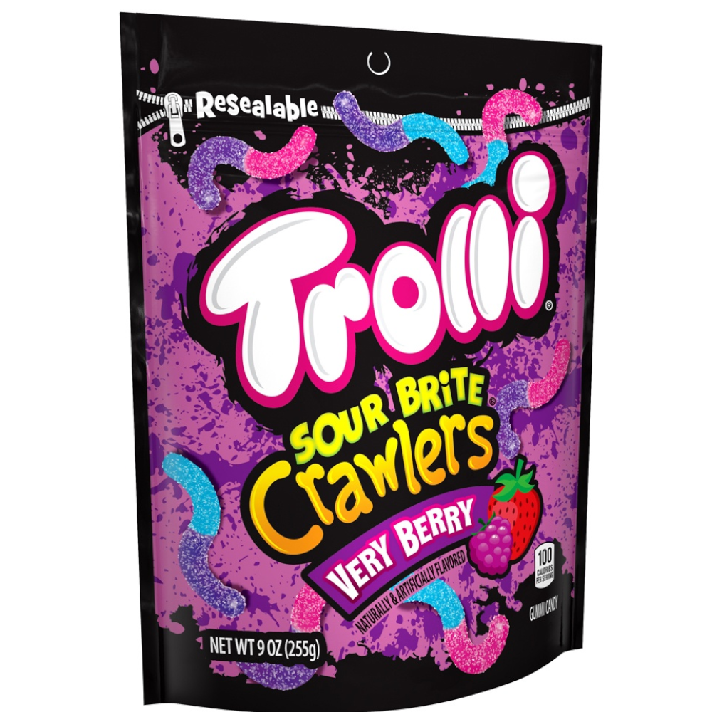 Trolli Sour Brite Crawlers Very Berry - 8.9oz (255g)