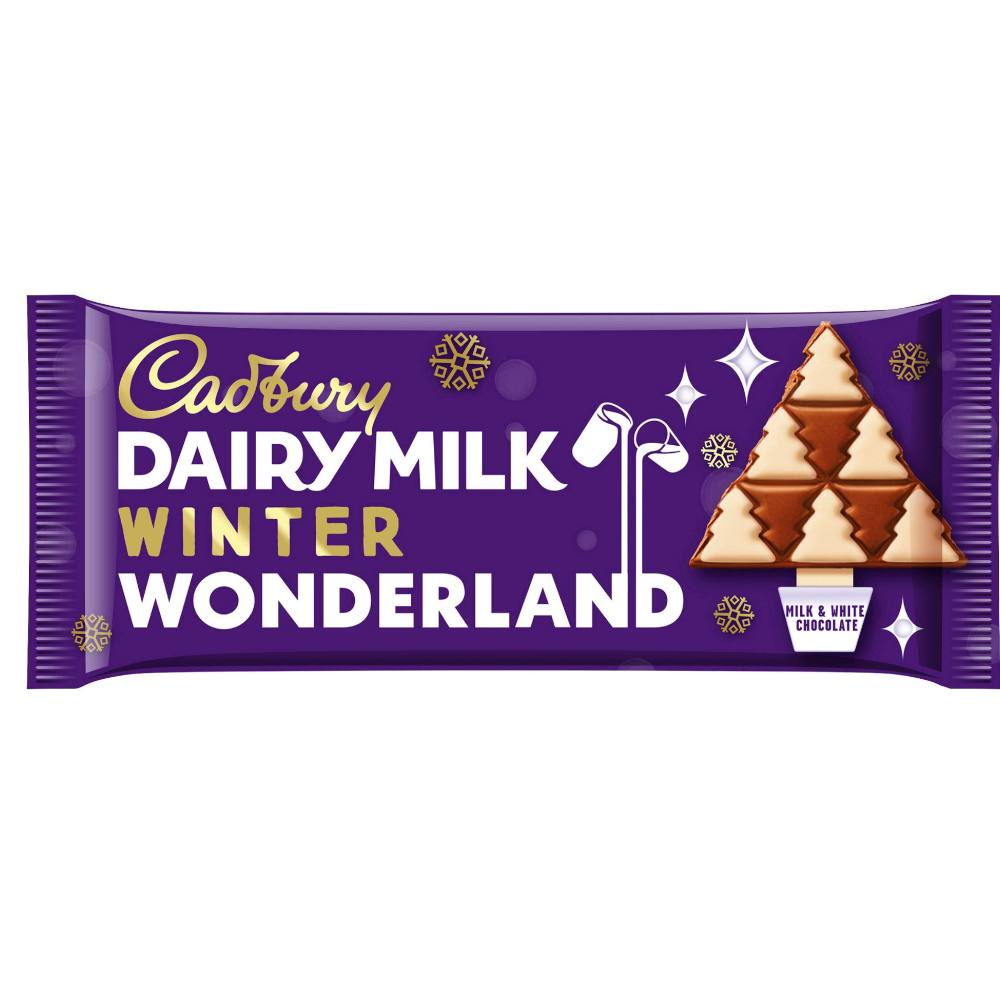 Cadbury Dairy Milk Winter Wonderland Chocolate Bar (Christmas Limited Edition) - 3.5oz (100g)
