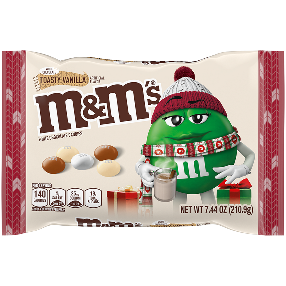 M&M's Toasty Vanilla & White Chocolate Flavour Sharing Bag (Christmas ...