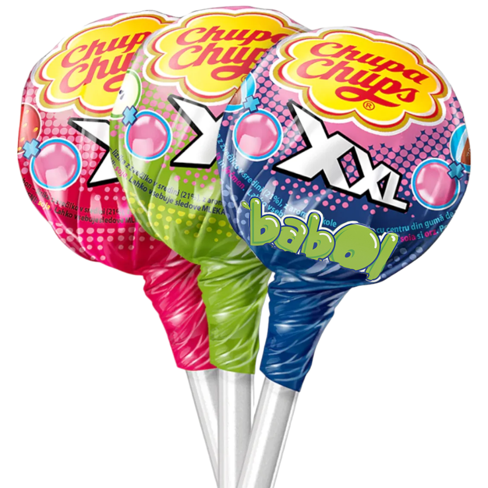 Chupa Chups Big Babol Bubble Gum Filled Lollipop (Vietnam) - 0.42oz (12g)