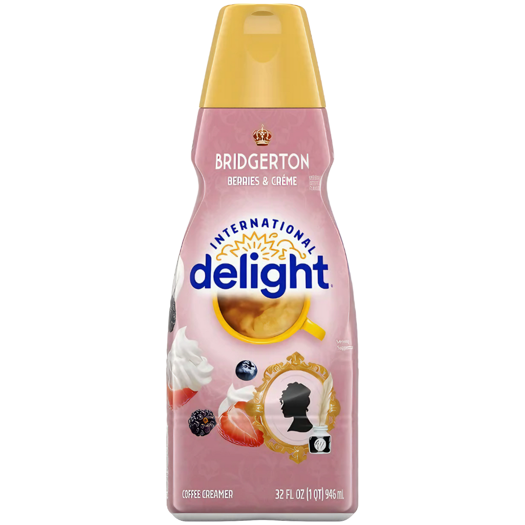 International Delight Bridgerton Berries & Creme Flavour Coffee Creamer (Limited Edition) - 32fl.oz (946ml)