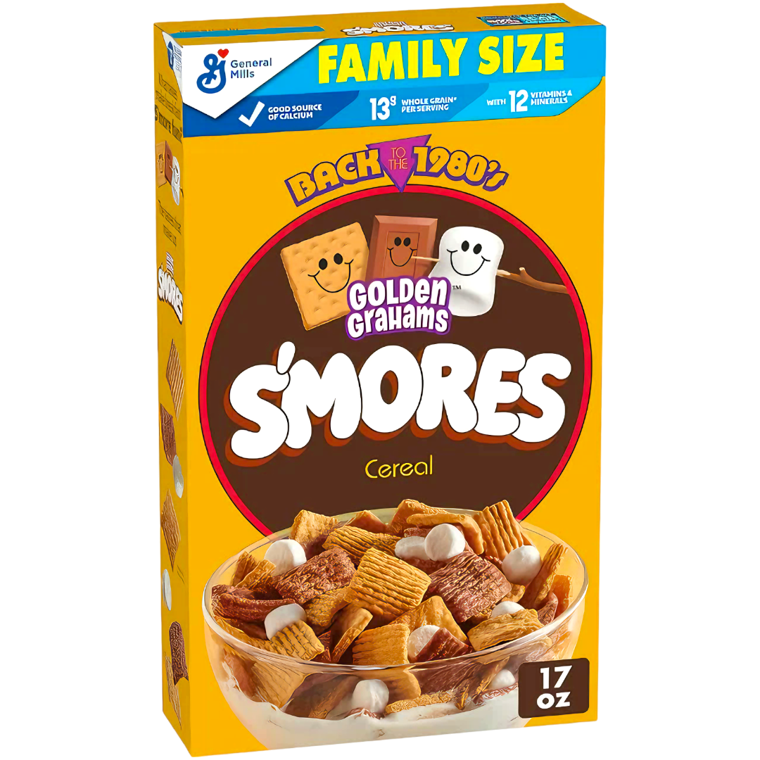 Golden Grahams S'mores Breakfast Cereal Family Size - 17oz (481g ...