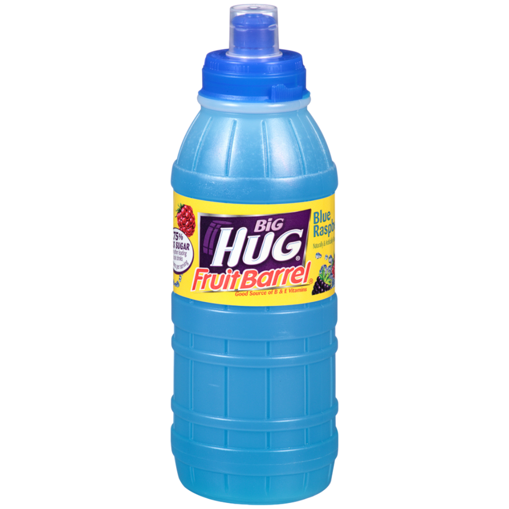 Big Hug Blue Raspberry Fruit Barrel Drink  - 16fl.oz (473ml)