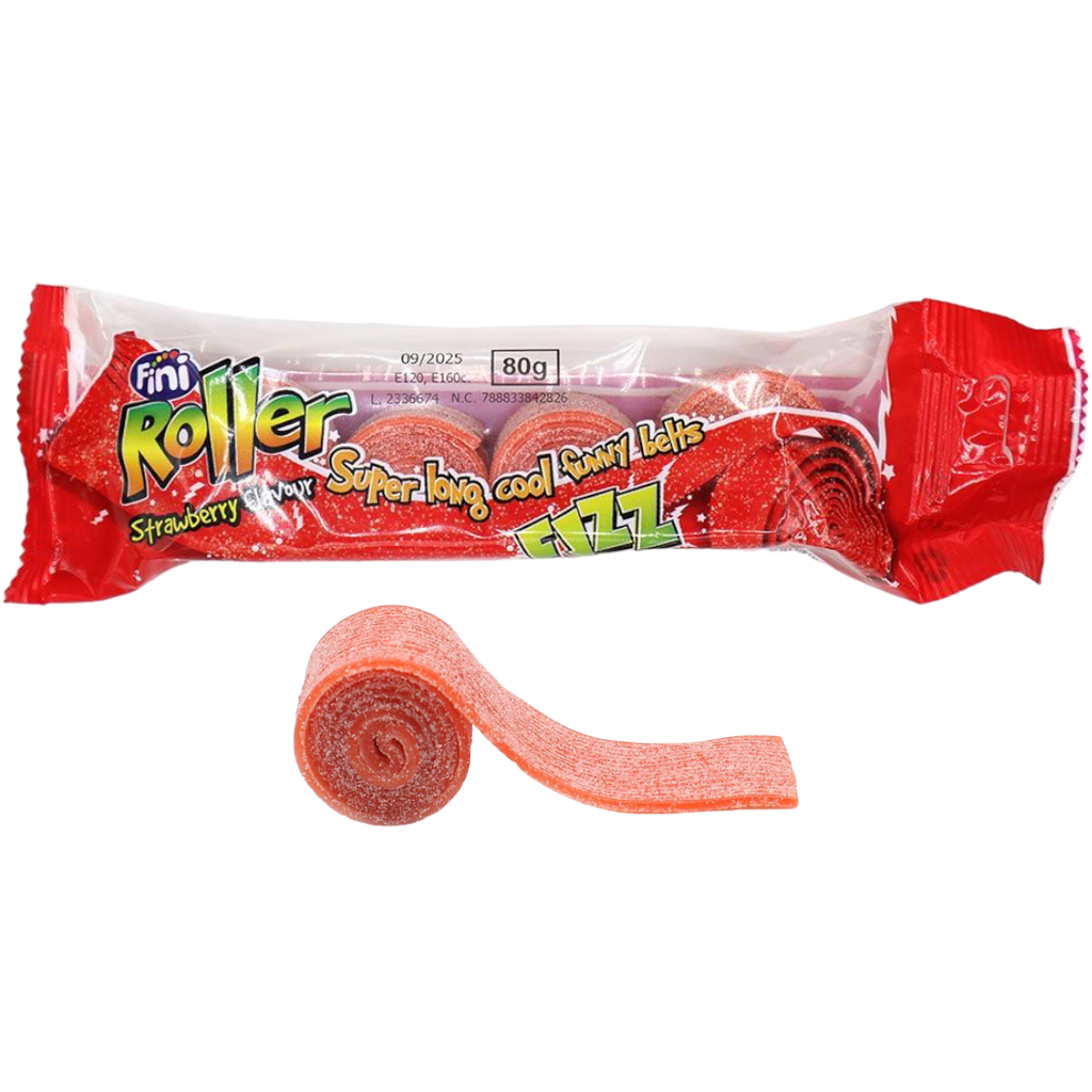 Fini Strawberry Roller Fizz 4 Pack - 2.82oz (80g)