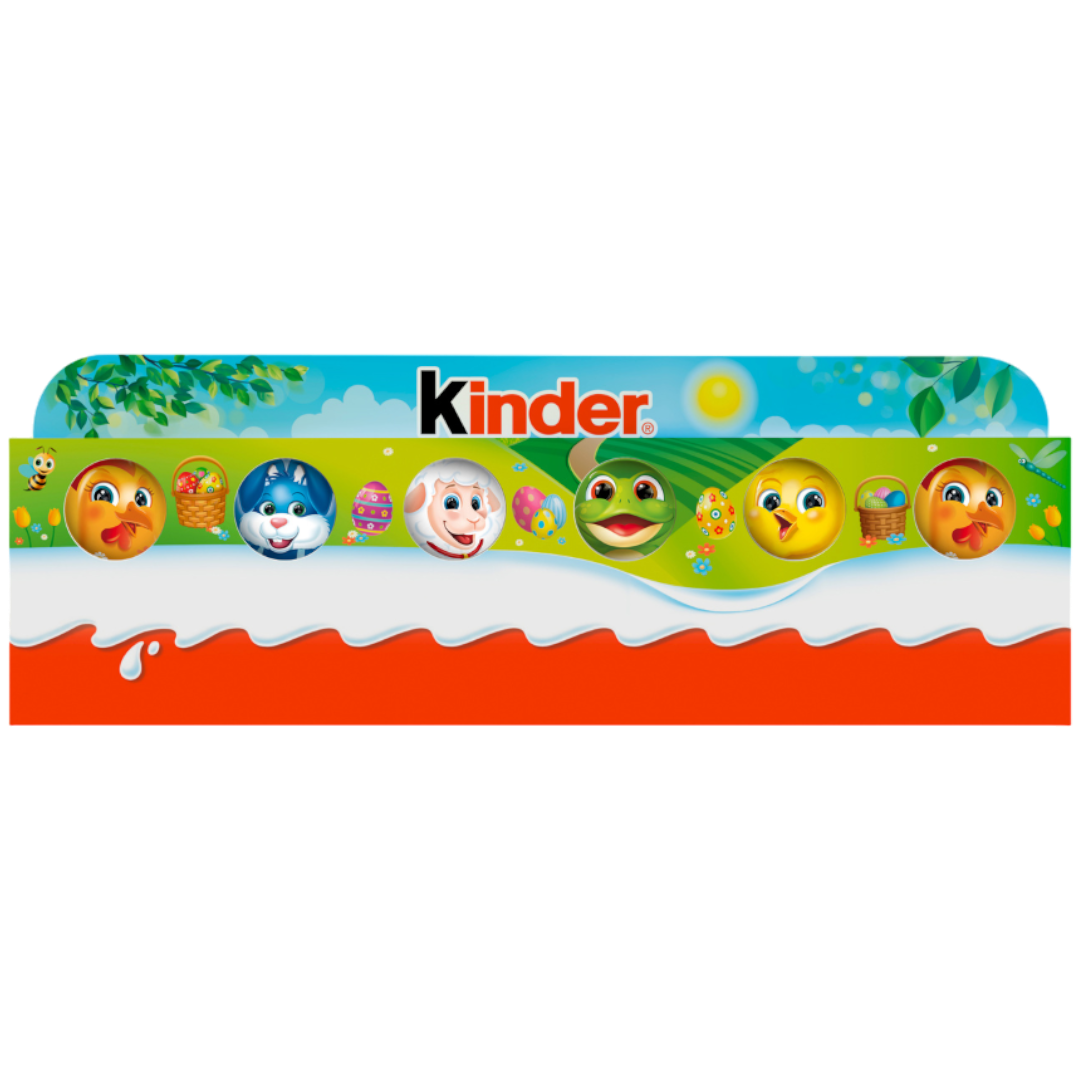 Kinder Milk Chocolate Easter Mini Figures 6 Pack - 3.17oz (90g)