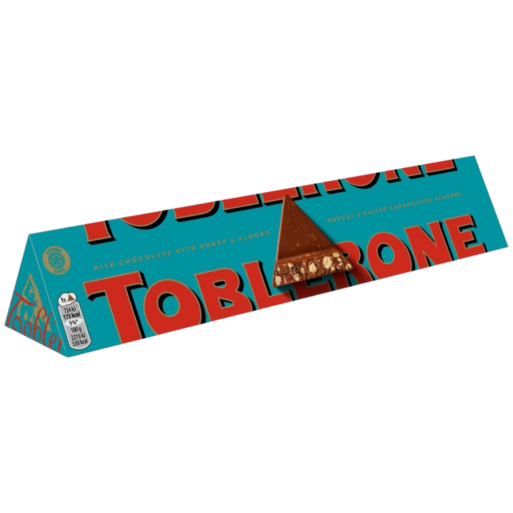 Toblerone Crunchy Almonds Milk Chocolate - 12.69oz (360g)
