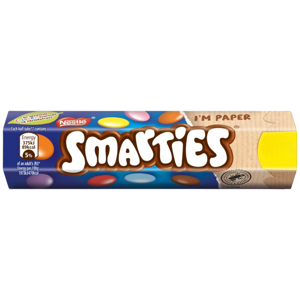 Smarties Milk Chocolate Tube - 1.34oz (38g)
