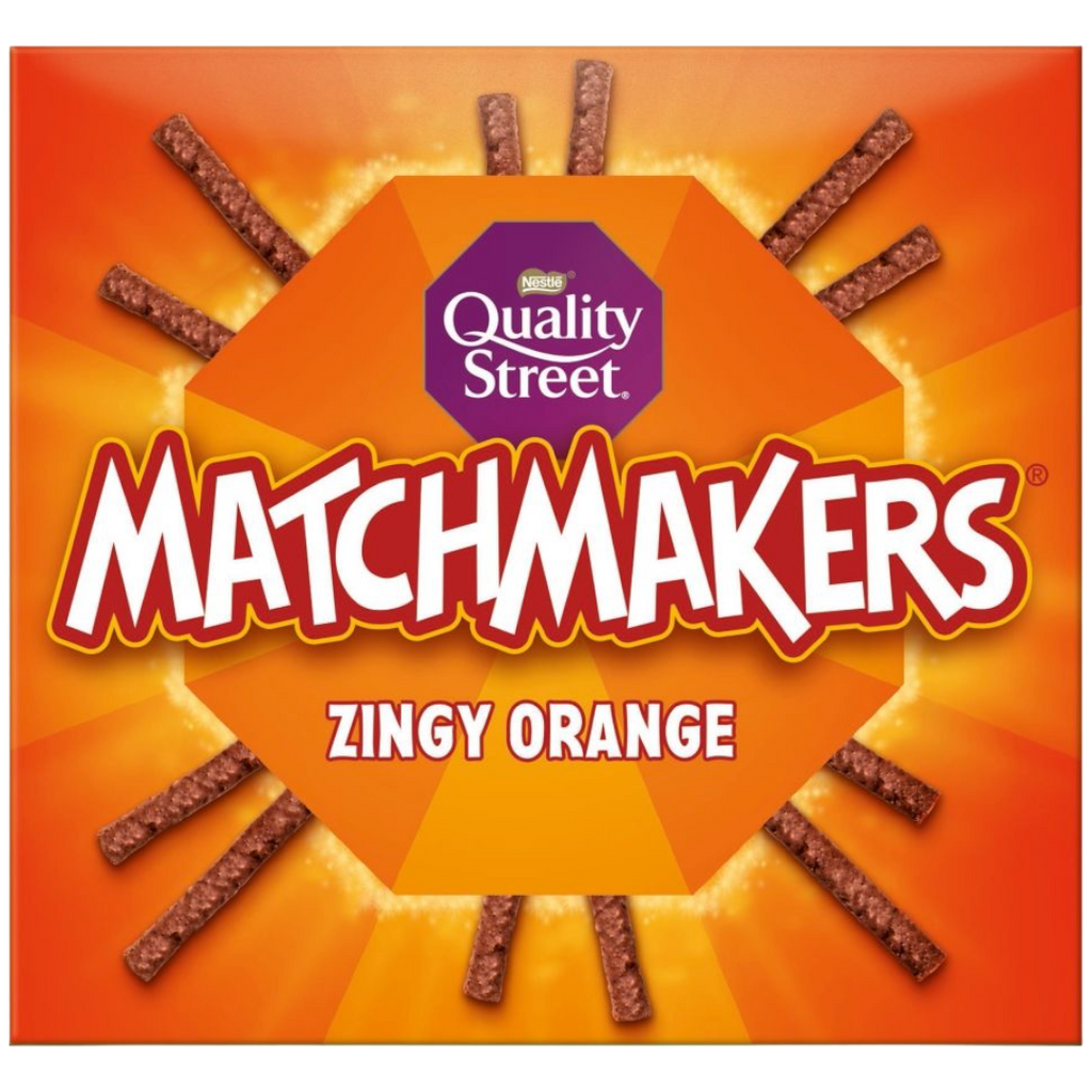 Quality Street Matchmakers Zingy Orange Chocolates Box - 4.23oz (120g)