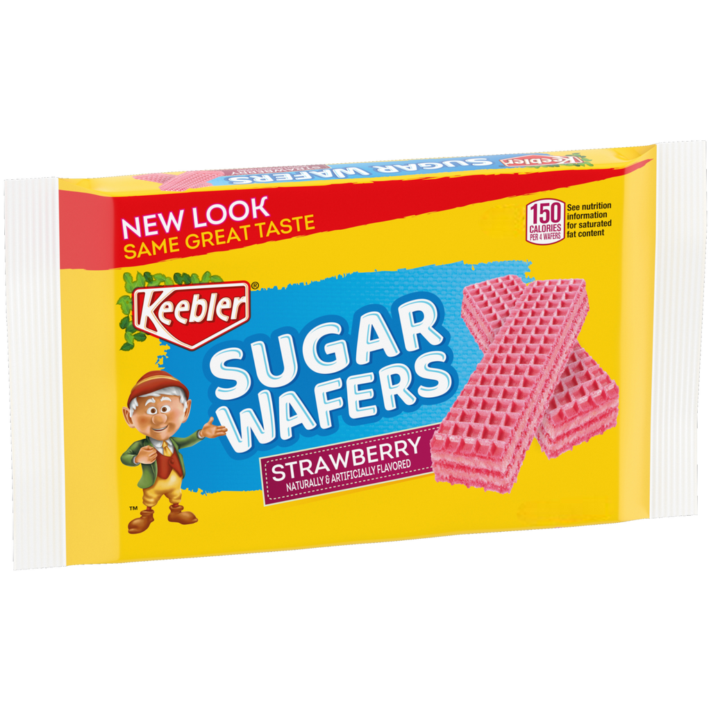 Keebler Sugar Wafers Strawberry King Size - 4.4oz (124g)