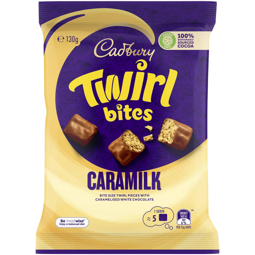 Cadbury Caramilk Twirl Bites (Australia) - 4.6oz (110g)