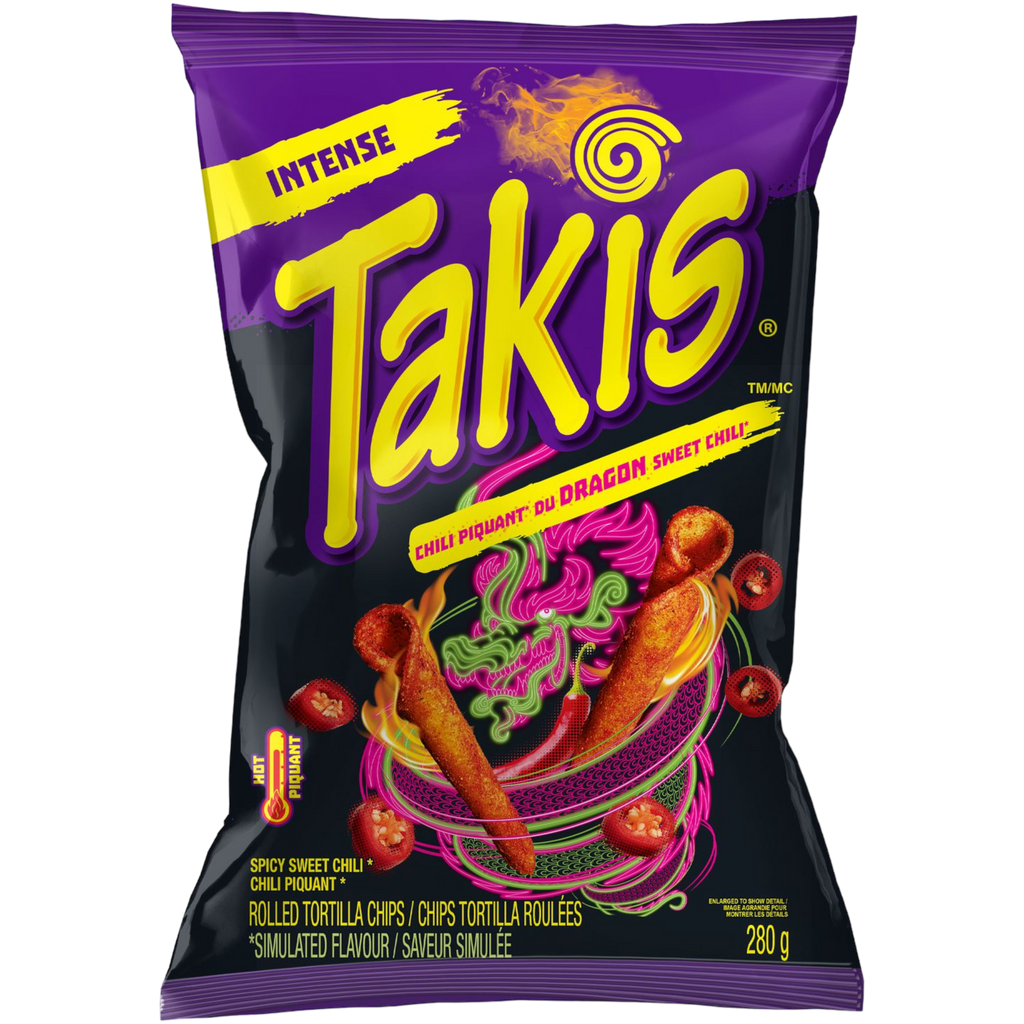 Takis Dragon Spicy Sweet Chilli Limited Edition (Canada) BIG BAG - 9.9oz (280g)