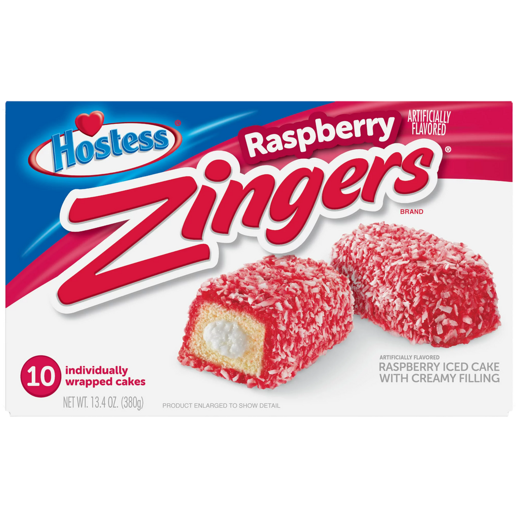 Hostess Raspberry Zingers - 13.4oz (380g)