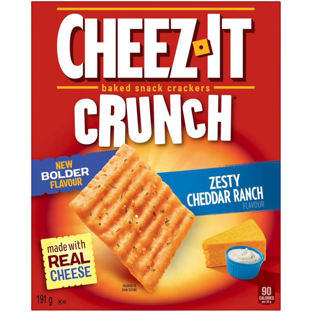 Cheez-It Crunch Zesty Cheddar Ranch Share Box (Canada) - 6.7oz (191g)