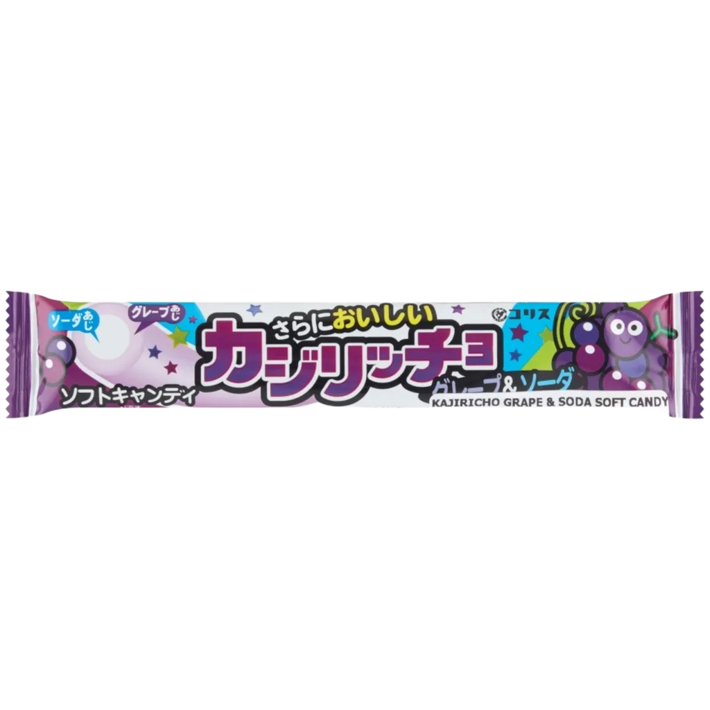 Coris Kajiriccho Grape Soda Candy Rope (Japan) - 0.56oz (16g)