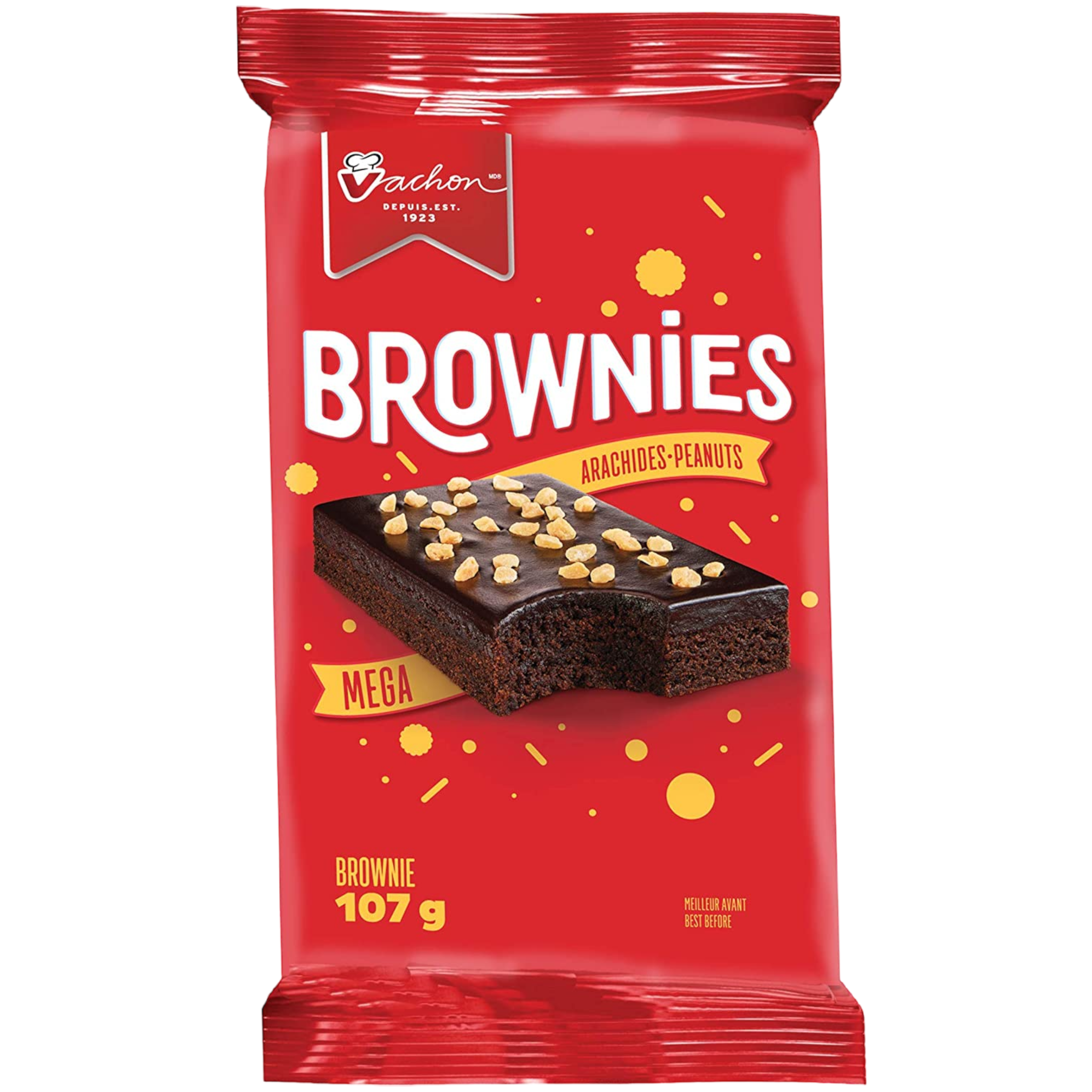 Vachon Mega Brownies with Peanuts (Canada) - 3.8oz (107g)